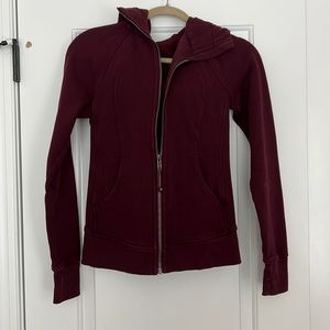 Maroon Scuba Hoodie Size 4!